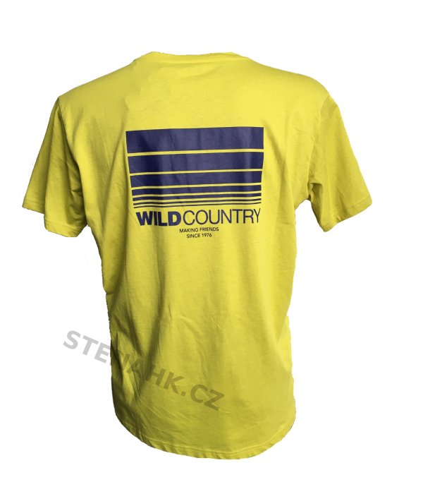 Wild Country pánské triko Flow M Tee, žlutá, XL